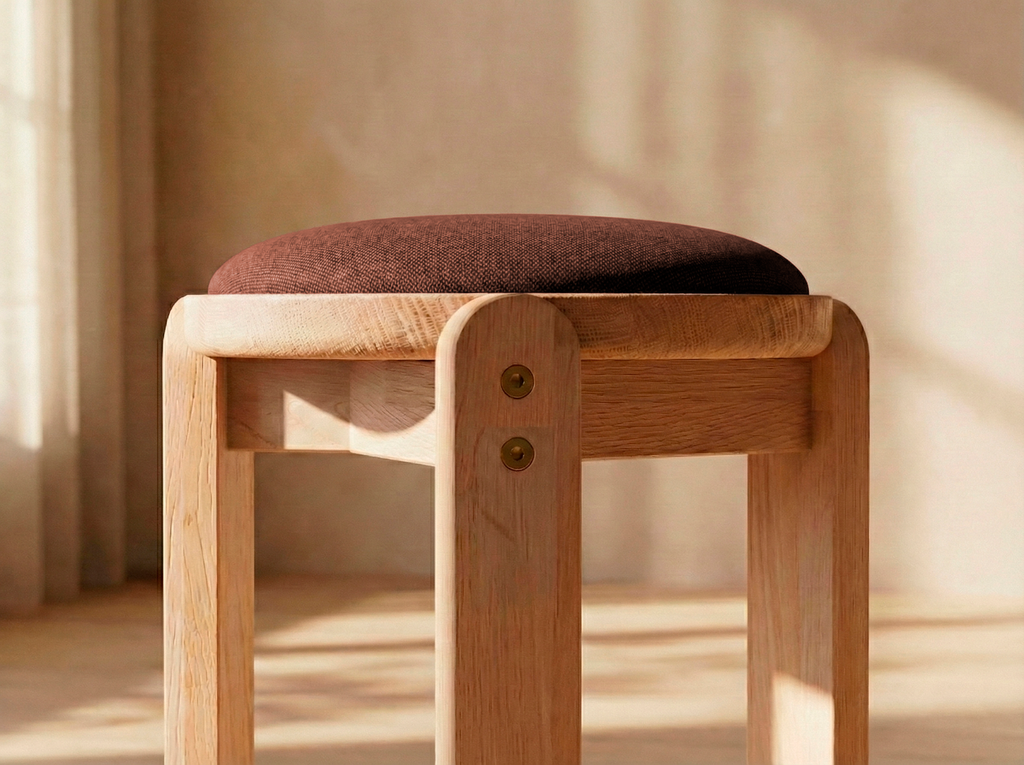 Long Tale stool (cushioned)